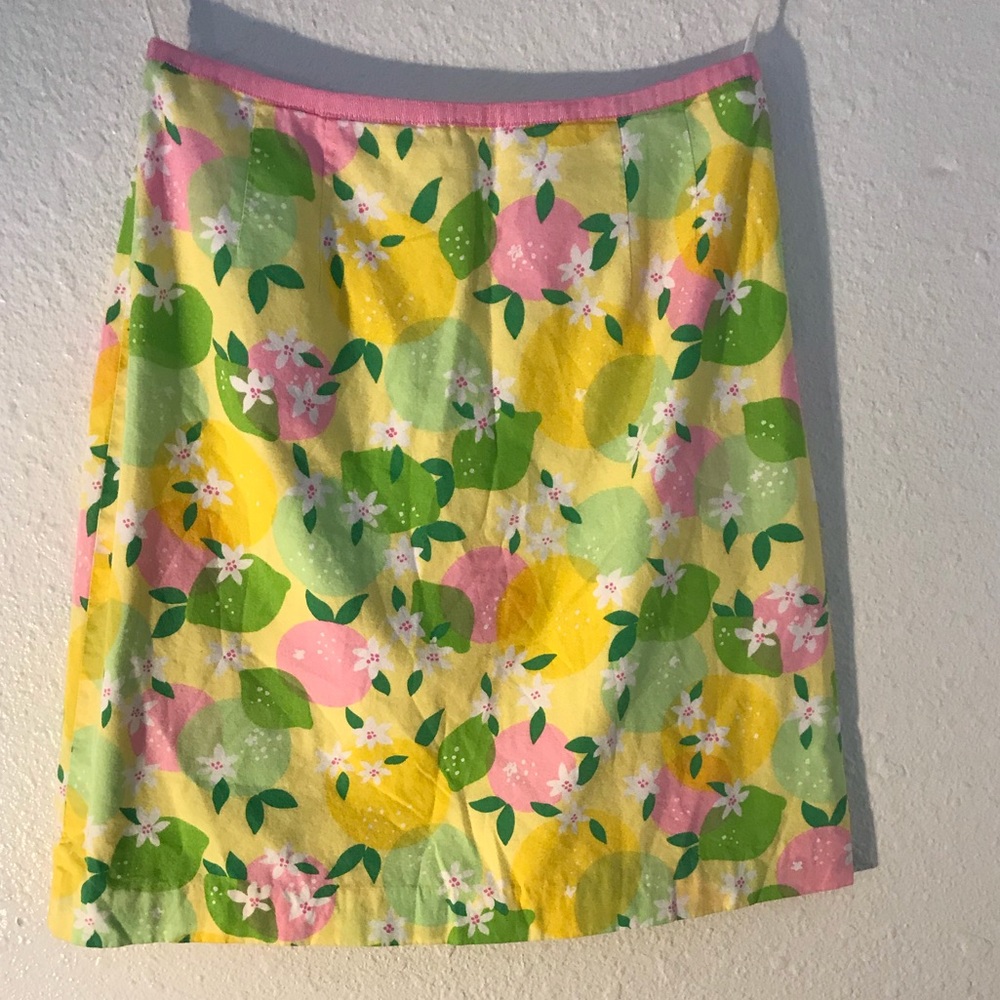 MLilly Pulitzer lemon skirt